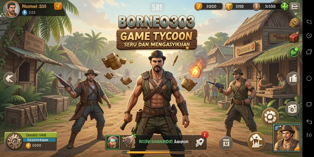Tampilan gameplay BORNEO303 yang menantang dan menarik.