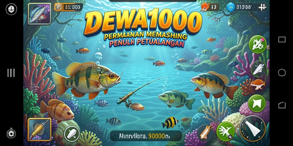 Tangkapan ikan besar dalam DEWA1000 yang menantang.