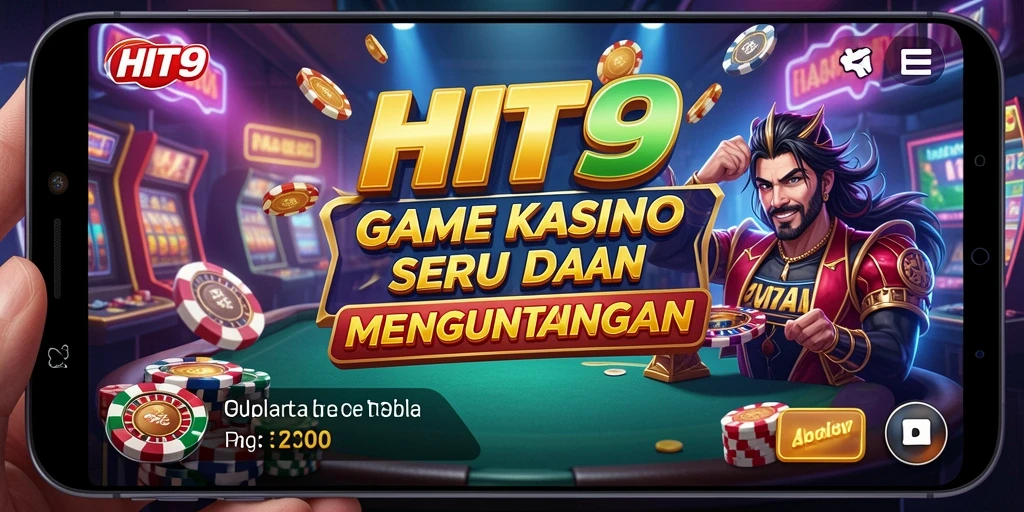 Tampilan gameplay seru di HIT9 dengan pilihan permainan Kasino yang menarik.