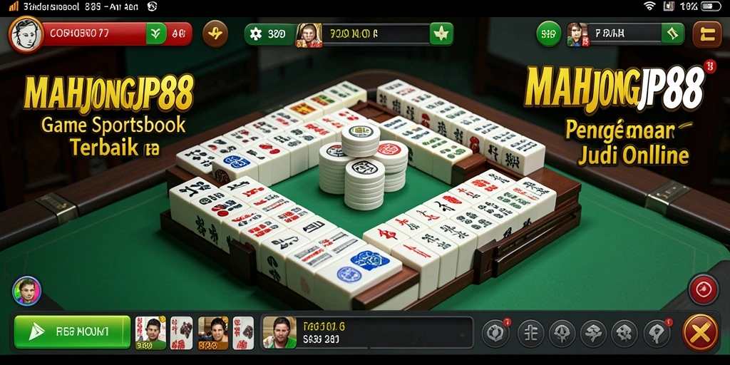 Tampilan menarik dari gameplay taruhan di MAHJONGJP88.