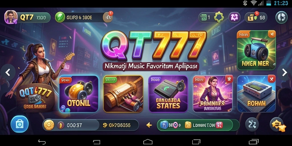 Tampilkan gameplay QT777 yang seru dan interaktif.