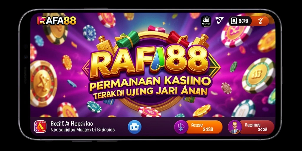 Tampilan antarmuka RAFA88 yang menarik dan gameplay kasino yang mendebarkan.