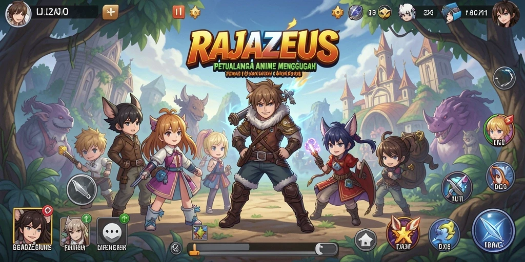 Screenshot gameplay RAJAZEUS yang seru dan menarik.