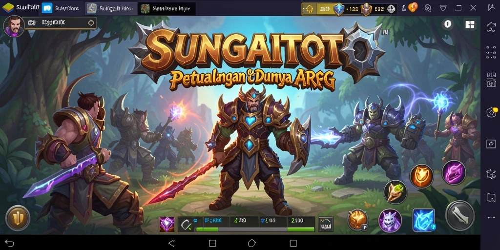 Tampilan permainan SUNGAITOTO yang mendebarkan dalam dunia ARPG.