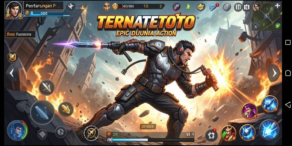 Tampilan aksi seru dari gameplay TERNATETOTO.