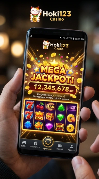 Screenshot proses pengunduhan aplikasi di Hoki123.
